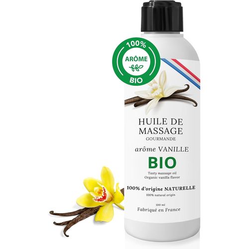 Kalanka-, Huile De Massage Comestible Érotique Sensuel Chauffante Relaxante Bio Professionnelle Sensuelle Plaisir Naturel 100 Ml (Vanille Bio)