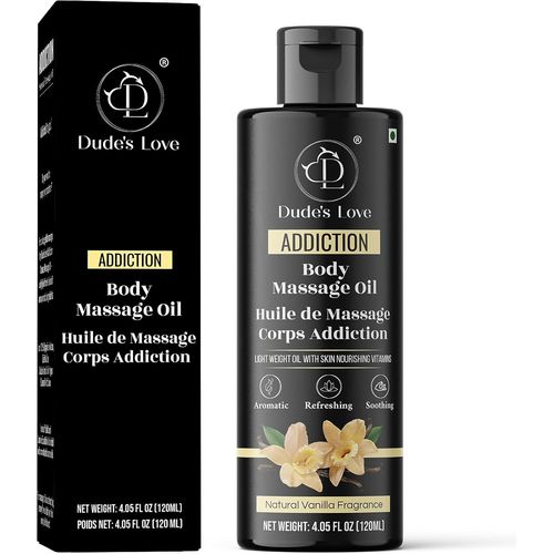 Huile De Massage Comestible Pour Le Corps À La Vanille ¿ Calmante, Sans Taches | Huile Végétalienne D''aromathérapie Non Collante À La Vanille Et Au Jasmin Relaxante