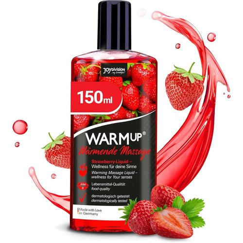 Kalanka-Warmup 150 Ml Liquide Massage Au Parfum Et Goût Fruité Fraise | Effet Chauffant | Comme De L'huilemassage