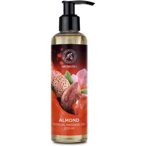 Kalanka-Huile De Massage Sensuel Amande Pour Couple 200ml - Huile Comestible 200ml - Huile Pour Des Moments Sensuels - Mélange Naturel De Pépins De Raisin Et Amande Pour Homme Et Femme - Huile De Bai