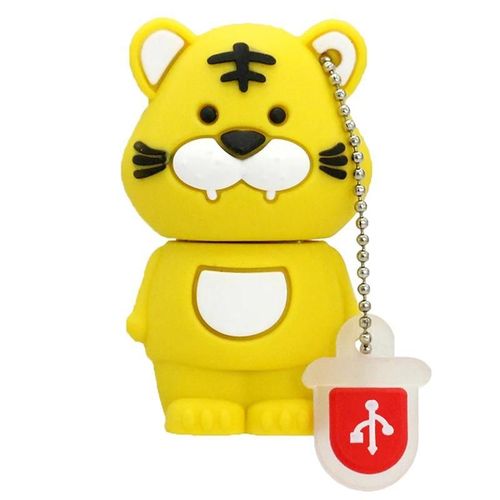 KALPZ-Clé Usb Signes Du Zodiaque Chinois, Clé Usb 32 64 128 4 8 16 256 Go, Clé Usb 2.0 256 Go, Clé Usb Singe/Chauve/Lapin, Mini Cadeau,128 Go,Tiger