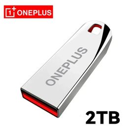 KALPZ-Xiaomi 2 To Usb 3.2 Lecteurs Flash Haute Vitesse Métal Pendrive 512Gb 256Gb 1 To Clé Usb Portable Étanche Mémoire Usb Disque Flash,,Silver 2Tb