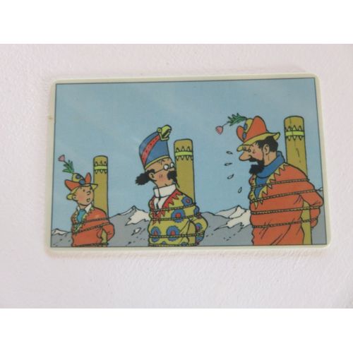 Carte Téléphonique Tele2000 Communications Tintin "Le Temple Du Soleil"