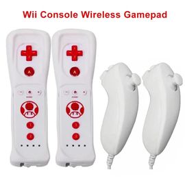 Ensemble De Contrôleur Dahchuck, Motion Plus, Télécommande Wii, Manette De Jeu Pour Le Contrôle Des Jeux Nintendo Wii, 1 Paire Wii Naked Head