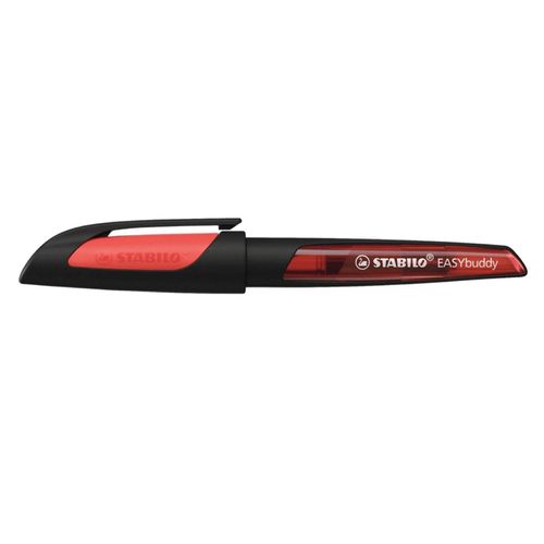 Stabilo Stylo Plume Easybuddy, Plume M - Noir/Corail