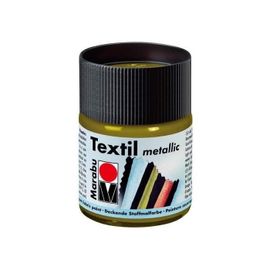 Marabu Peinture Pour Tissu "Textil Metallic", 15 Ml, Or