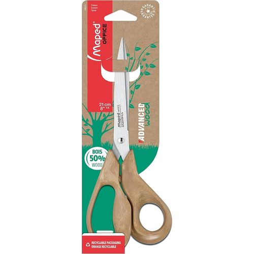 Maped Ciseaux Advanced Wood, Longueur: 210 Mm, Asymétrique