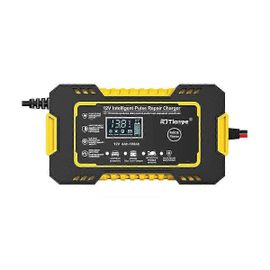 Chargeur Intelligent Entièrement Automatique 12v 6a Chargeur De Batterie Portable De Voiture Et De Moto Haute Puissance Pour La Batterie