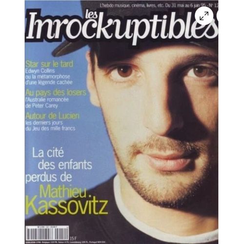 Les Inrockuptibles N° 12 _ Du 31 Mai Au 6 Juin 1995 _ Mathieu Kassovitz / Edwyn Collins / Peter Carey / Autour De Lucien : Les Derniers Jours Du Jeu Des Mille Francs