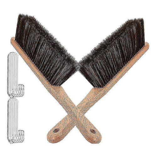 2pcs Anti-Rayuresgrande Brosse À Balai À Main Pour La Poussière Et Les Débris Brosse À Sable Petit Balai Fouet Pour Voiture,R