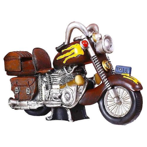 Moto Miniature véhicule Decor,ornement de conception de véhicule de moto,créatifs en résine moto fo