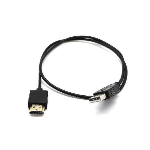 Câble adaptateur HDMI 1.4 mâle vers USB 2.0 pour la charge et le transfert de données,connectivité PC/ordinateur portable/TV