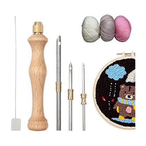 Punch Needle Tapis Punch Needle Broderie Punch Needle Set Bricolage Artisanat Travaux D'aiguille Punch Needle Pour Sti