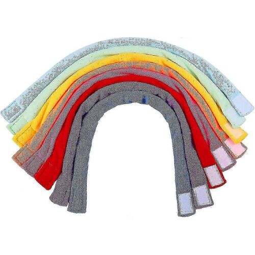8pcs Colliers À Mâcher Pour Les Enfants Sensoriels,Doux Absorbant Éponge Tissu Dentition Jouets Alternative À Mâcher Vêtements