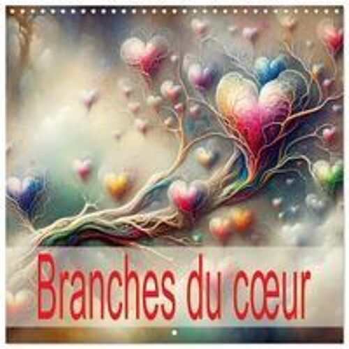 Branches Du C¿Ur (Calendrier Mural Carré 2026 30x30 Cm) Calendrier Double Avec Une Page Pour Vos Prises De Notes