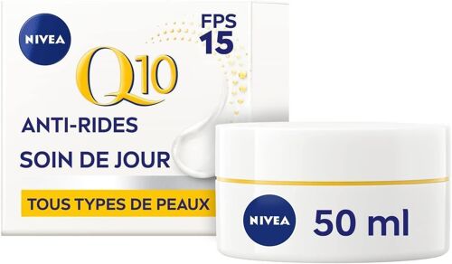 Creme Nivea Q10 Plus Programme Anti Rides - Soin De Jour Fps 15 - 50 Ml 