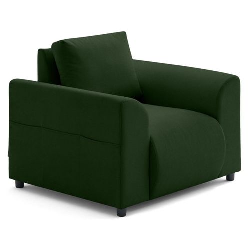 Fauteuil En Velours Vert