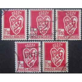 Algerie N°191 X 5 Oblitéré