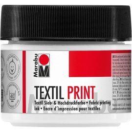 Marabu Peinture Pour Tissu "Textil Print", 100 Ml, Blanc