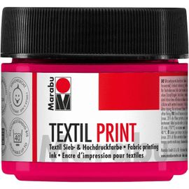 Marabu Peinture Pour Tissu "Textil Print", 100 Ml, Magenta