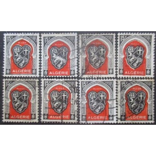 Algerie N°271 X 8 Oblitéré