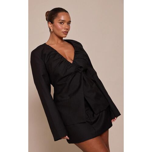 Shape Mini-Jupe De Tailleur Noire, Noir