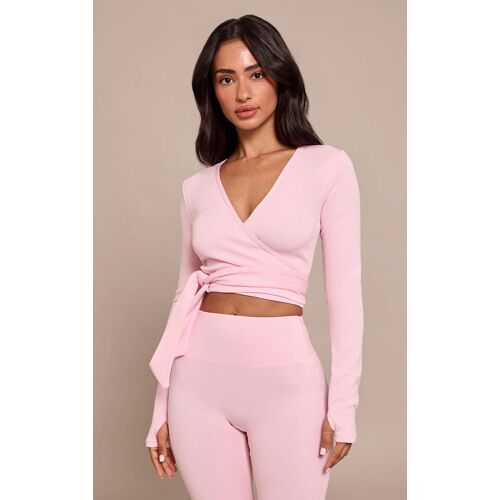Petite Top Cache-Coeur Très Doux Rose, Rose