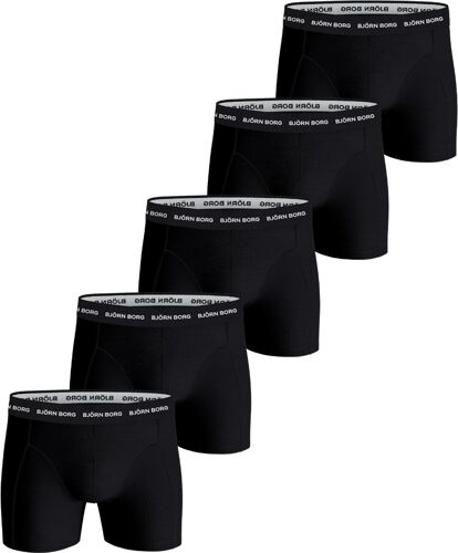 Bjorn Borg Boxers Cotton Stretch 5-Pack Noir Taille L