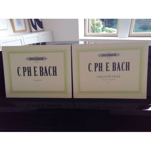Carl Philipp Emanuel (Cpe) Bach, Orgelwerke (Oeuvres Pour Orgue), Éditions Peters, 2 Volumes