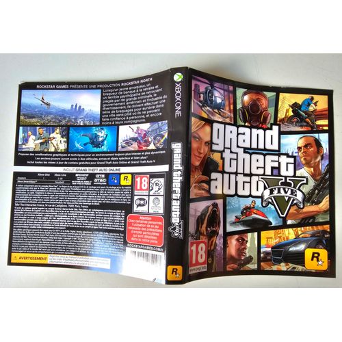 Jaquette Du Jeu "Gta 5" Sur Xbox One