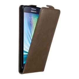 Cadorabo Housse Compatible Avec Samsung Galaxy A5 2015 En Marron Café - Étui De Protection Au Design Flip Avec Fermeture Magnétique