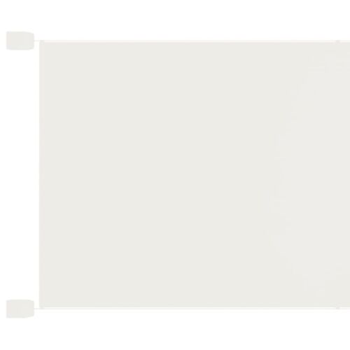 Vidaxl Auvent Vertical Blanc 140x800 Cm Tissu Oxford