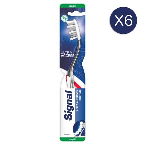 6 Brosses À Dents Ultra Access Souple (Lot De 6 Packs Unitaires) 