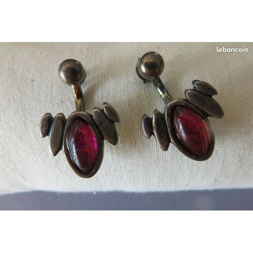 Boucles D'Oreilles Pierre Rose Ciclon 110