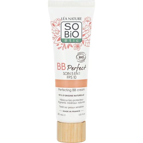 Loc-Léa Nature So Bio Étic| Bb Crème 5 En 1 Certifiée Bio-Perfect|Clair|Hy Ate¿Unifie¿Lisse¿Révèle L¿Éclat¿Protège La Peau|Hy Olat D'hibiscus Bio|Spf 10|Vegan|Made In France|30 Ml 