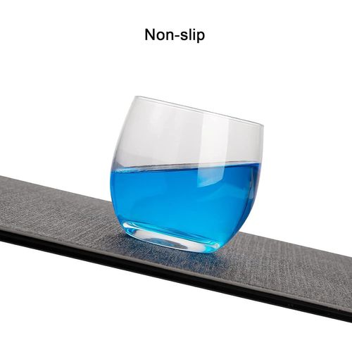 Kalanka-Set De Table Et Dessous De Verre , Sets De Table Lavable Double Face Bicolore En Cuir, Set Table Antidérapants Faciles À Nettoyer, Set De Table Lot De 4