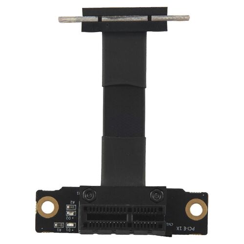 Câble PCIE double angle droit à 90 degrés PCIe 3.0 X1 vers X1 5 cm