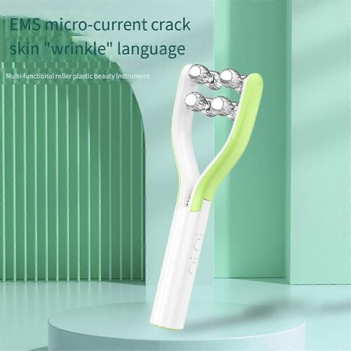 Ems Microcurrent Roller Face-Slimming Artifact Massager,A