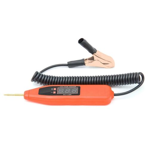 Stylo Testeur De Tension Électrique Numérique Lcd De Voiture 5-120v