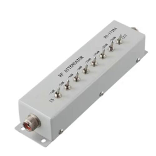 0 - 82DB VARIABLE/PAS DE PAS ATTNUATEUR 50 OHM pour metteur radio amateur