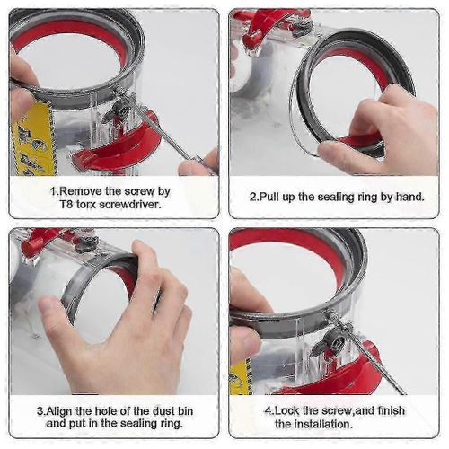 bague d'étanchéité de remplacement pour V11 V15 SV14 SV15 SV22 aspirateur bac à poussière seau haut pièce fixe