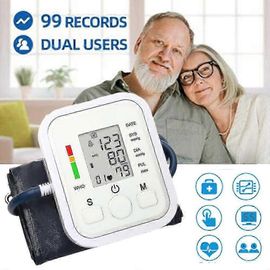 Tensiomètre Numérique Automatique Avec Grand Brassard,Mesure De La Fréquence Cardiaque À Usage Domestique,Cadeau De Santé