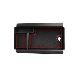 Accoudoir Central Voiture Réglable Universel - Console Cuir Noir Pour Toyota Supra, Yaris, Tazz - Installation Facile