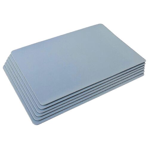 Lot De 6 Sets De Table En Cuir Pu Imperméables,Résistants À La Chaleur,Anti-Taches Et Anti-Éclaboussures Pour Les Repas