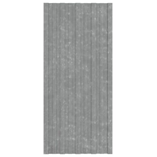 vidaXL Panneau de toiture 12 pcs Argenté 100 x 45 cm Acier galvanisé