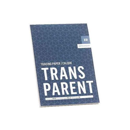Römerturm Bloc Papier Calque "Transparent", A3, 50 Feuilles