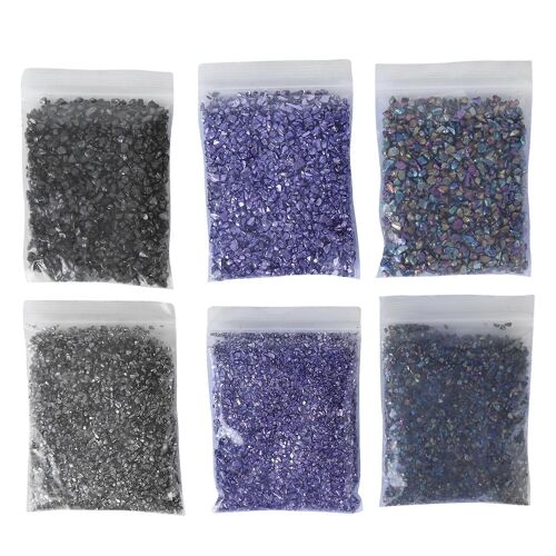 Éclats Verre Irréguliers Diy - Décoration Vases Et Paillettes 