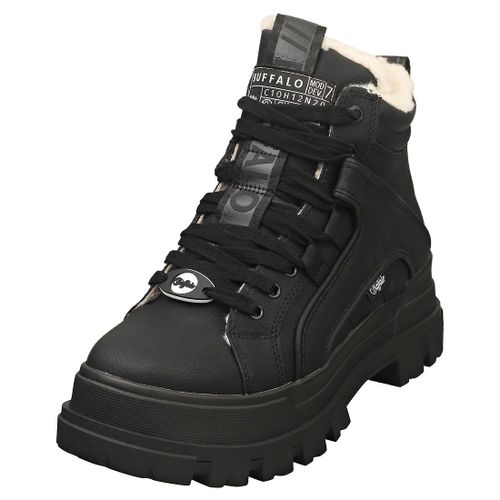 Buffalo Aspha Nc Mid Warm Vegan Bottes Bottines Noir