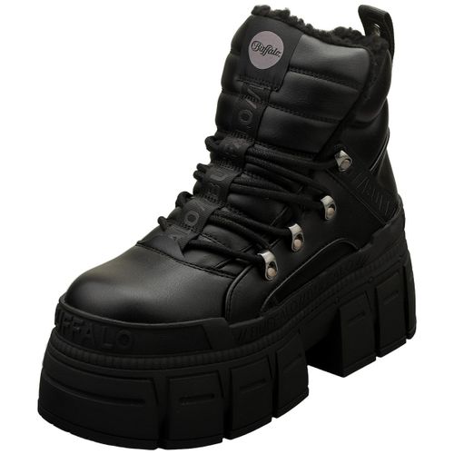 Chaussures Bottines Plateau Buffalo Gospher Hike Mid Pad Noir