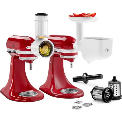 KALTD-Accessoire Hachoir À Viande,Moulin À Légumes Ou Fruits Et Râpe Multifonction-5Ksm2Fppc-Hachoir Et Rapeuse À Légume Pour Robot Pâtissier